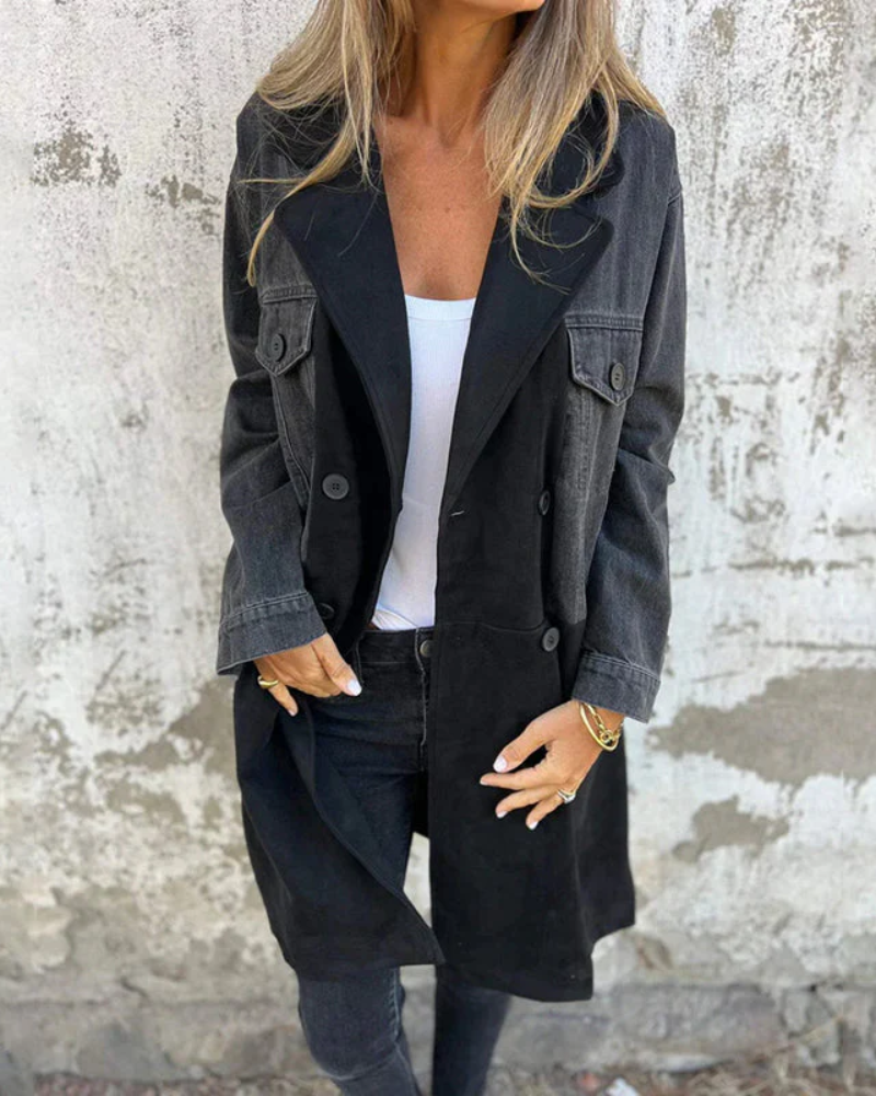 Astrid | Damen-Denimmantel