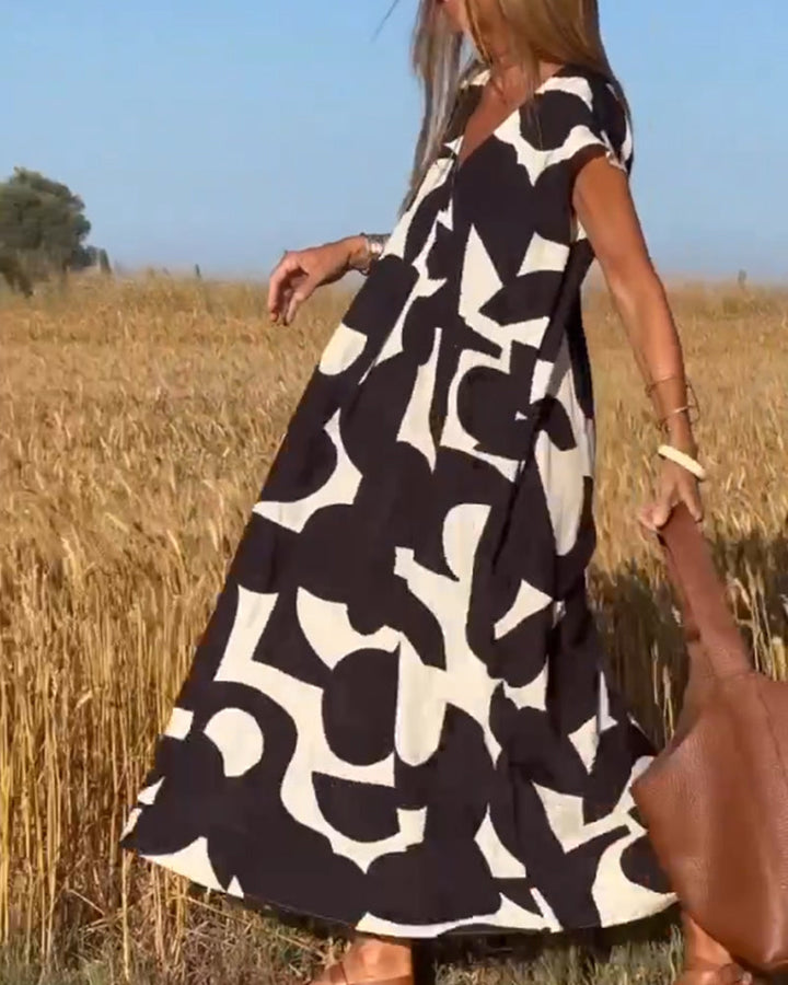 Sita | Midi-Kleid mit Print