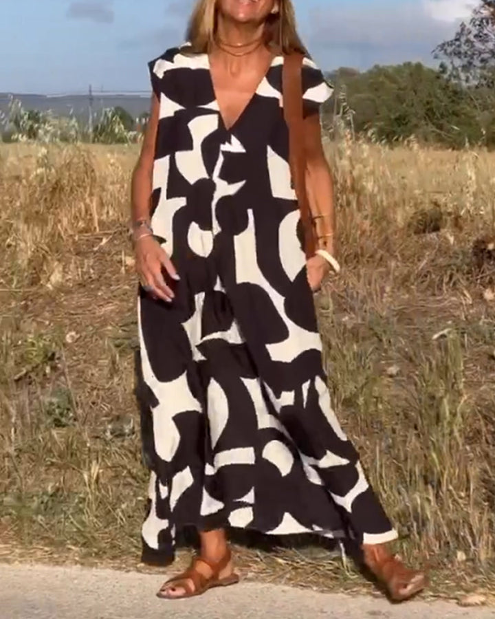 Sita | Midi-Kleid mit Print