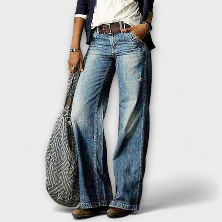 Cess | Denim-Hose mit weitem Bein
