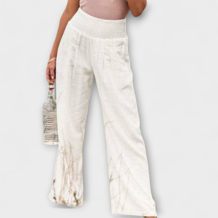 Thearya | Weite Sommer-Leinenhose