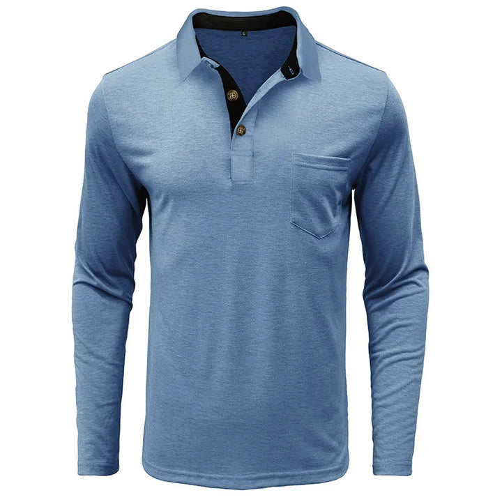 Jörg | Langarmshirt in Unifarbe