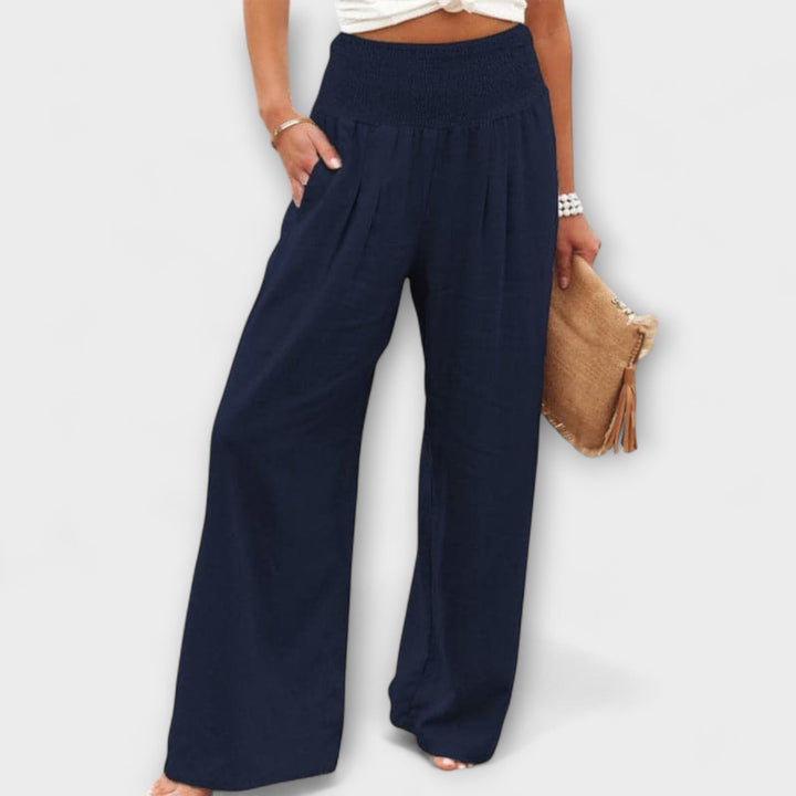 Thearya | Weite Sommer-Leinenhose