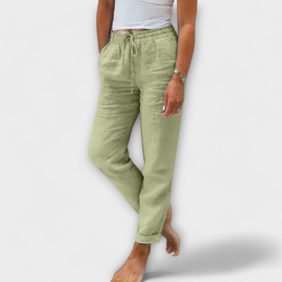 Stacy | Luftige Leinenhose