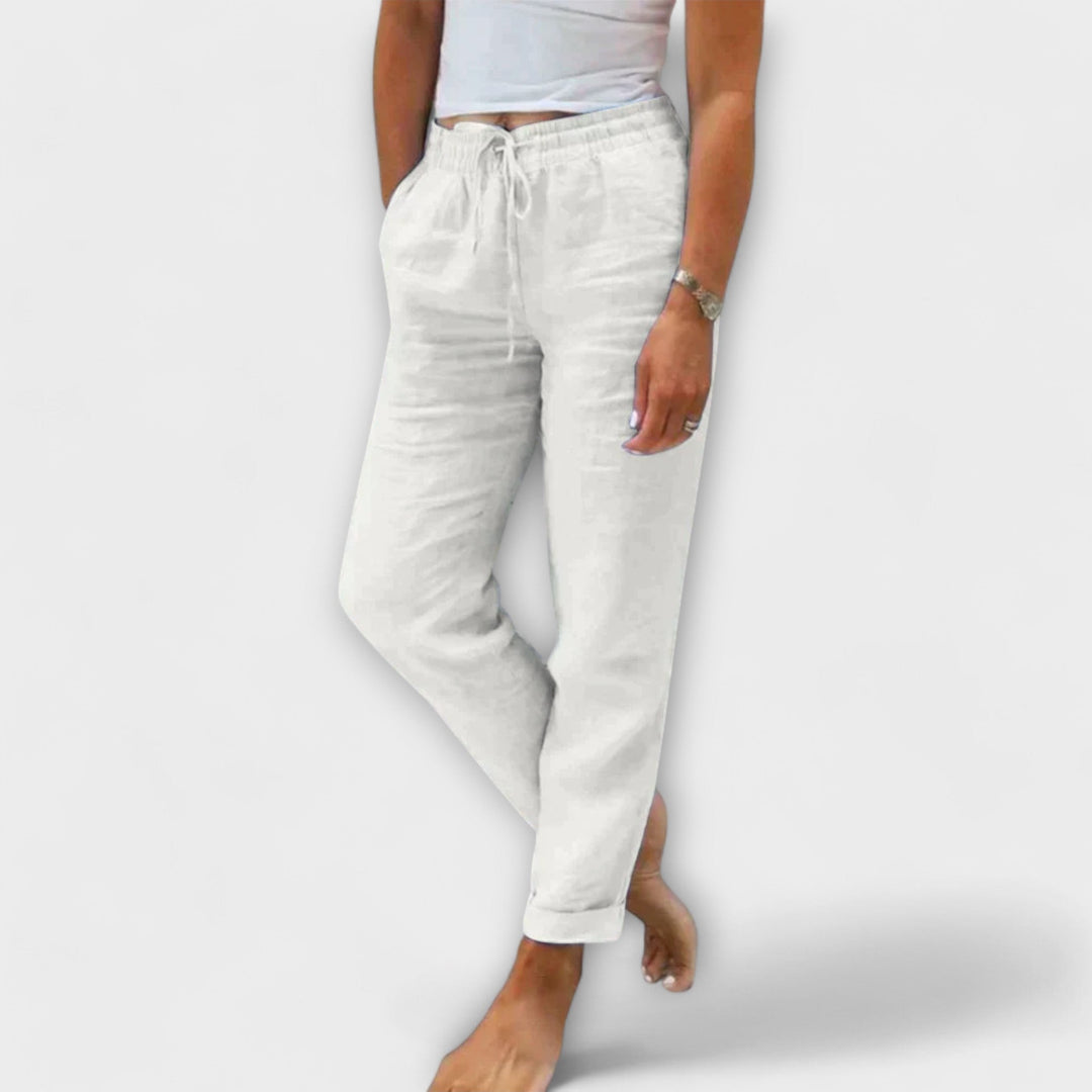 Stacy | Luftige Leinenhose