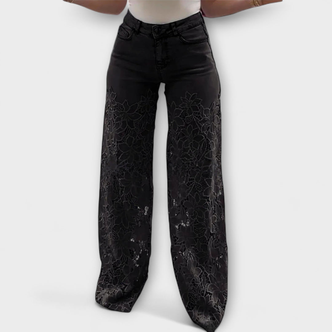 Maribel | Boho-Chic Patchwork-Jeans